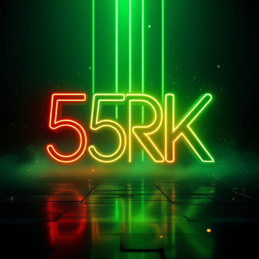Banner Aplikasi 55RK dengan akses permainan digital