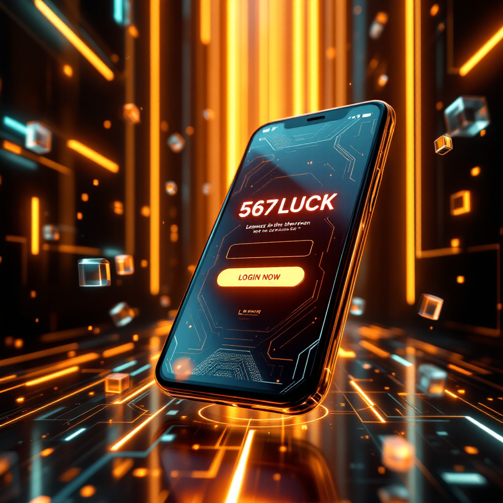 Banner Aplikasi 567LUCK dengan akses permainan digital