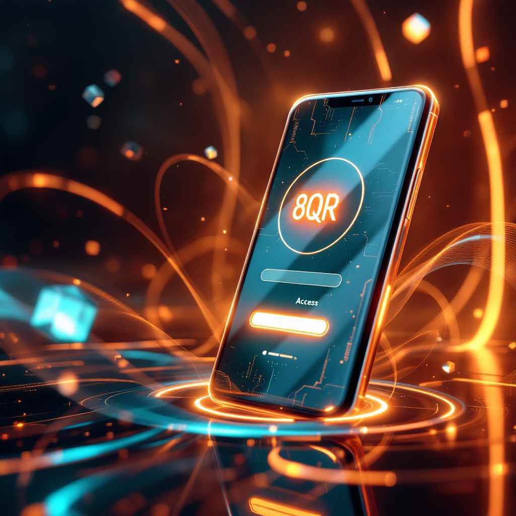 Banner Aplikasi 8QR dengan akses permainan digital