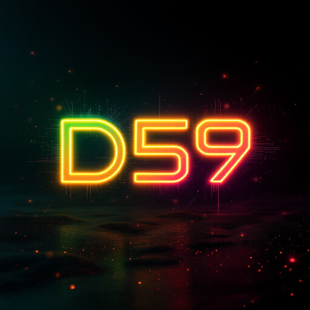 Banner Aplikasi D59 dengan akses permainan digital