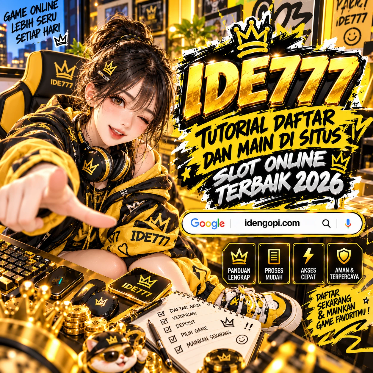 IDE777 - Tutorial Daftar Dan Main Di Situs Slot Online Terbaik 2026