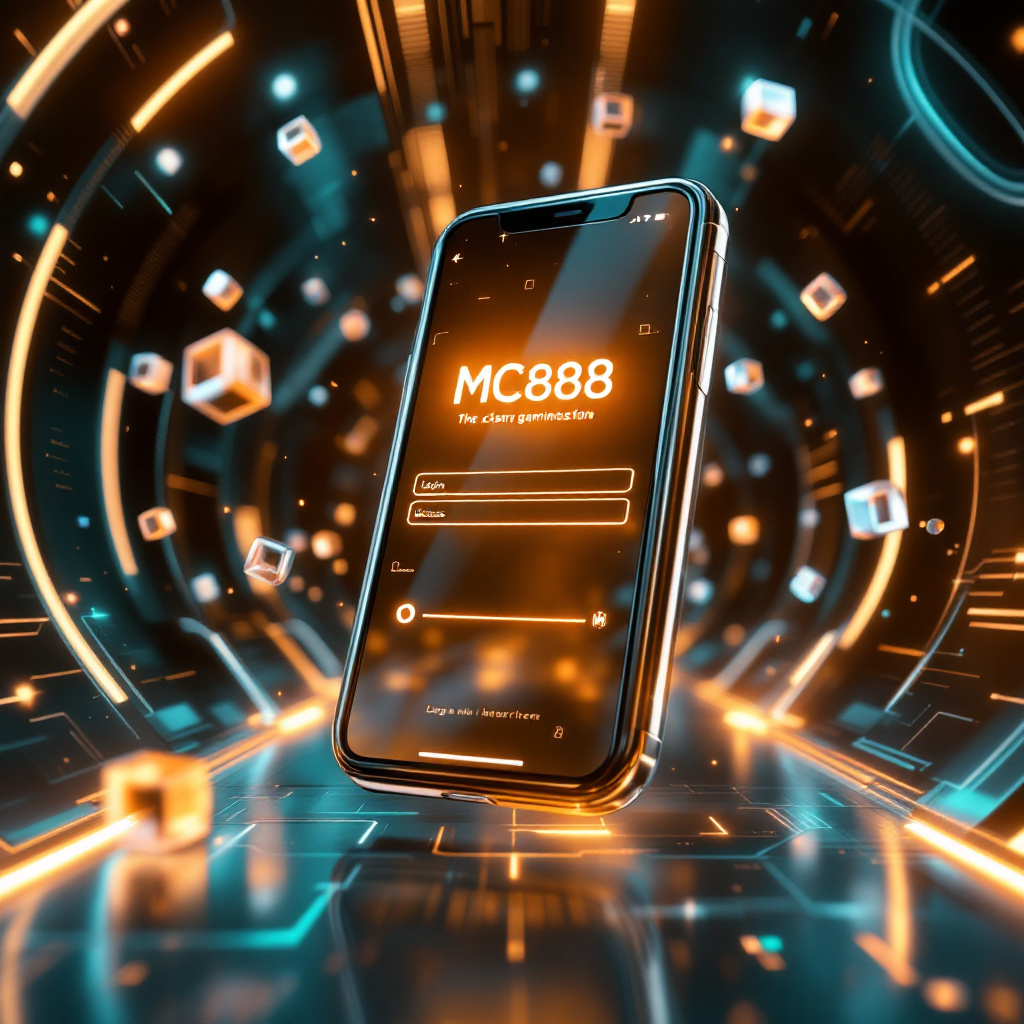 Banner Aplikasi MC888 dengan akses permainan digital