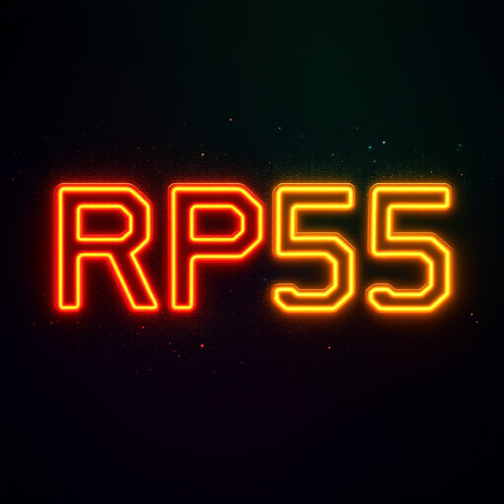 Banner Aplikasi RP55 dengan akses permainan digital