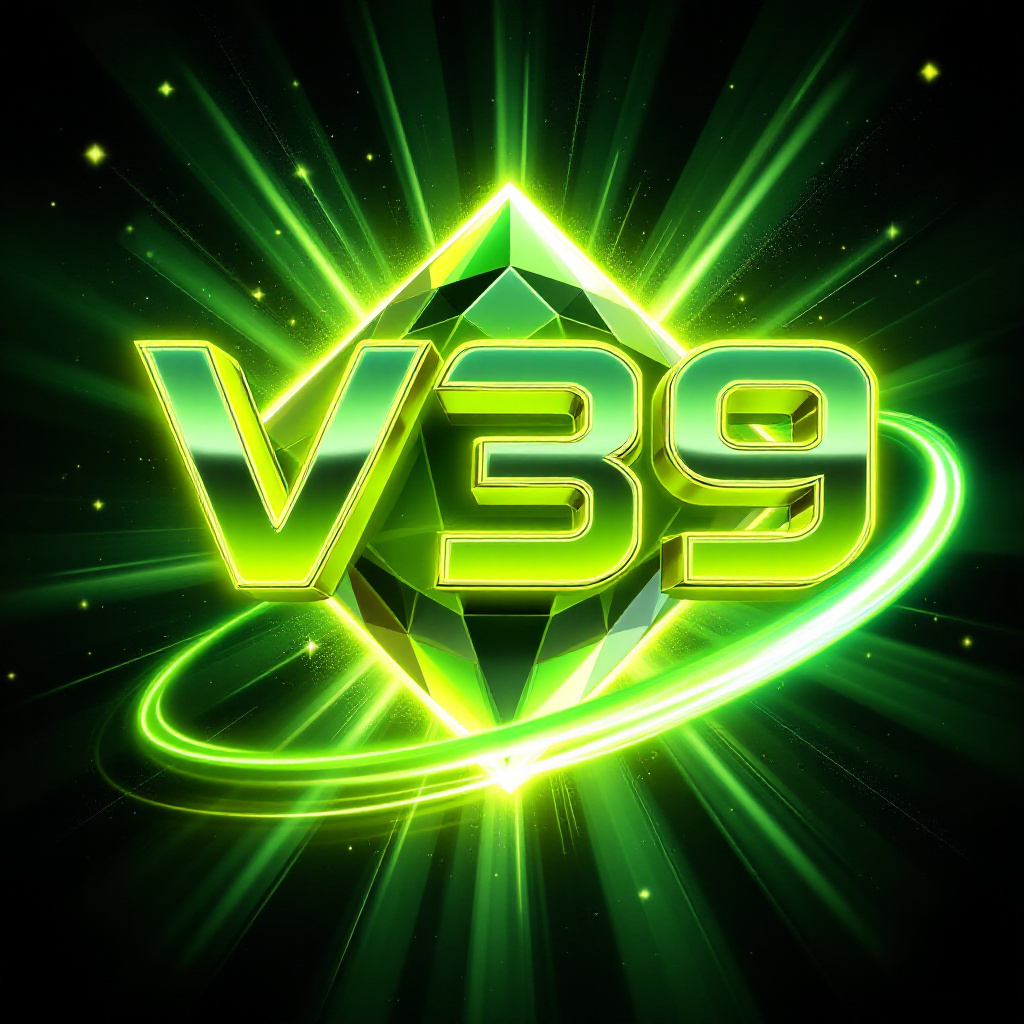 Banner Aplikasi V39 dengan akses permainan digital